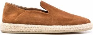 Officine Creative Roped suede espadrilles Brown
