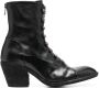 Officine Creative round-toe 70mm ankle boots Black - Thumbnail 1