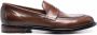 Officine Creative round-toe leather loafers Brown - Thumbnail 1