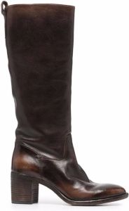 Officine Creative Sarah 018 leather boots Brown