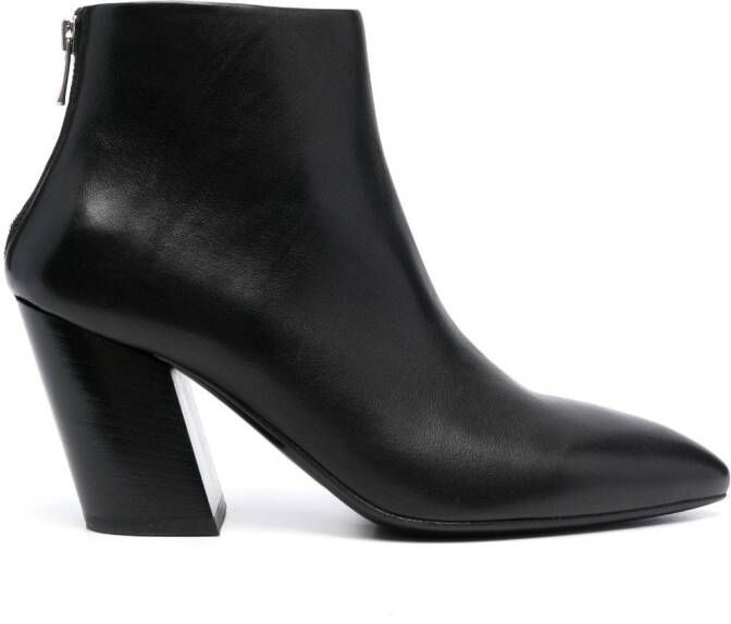 Officine Creative Sevre 80mm block heel boots Black