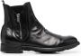 Officine Creative side-zip leather boots Black - Thumbnail 1