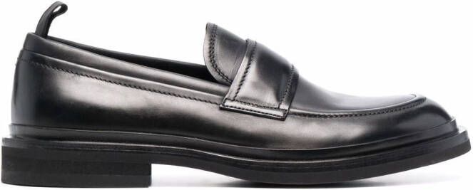 Officine Creative slip-on leather loafers Black
