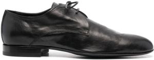 Officine Creative square-toe lace-up shoes Black