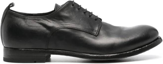 Officine Creative Stereo 20mm leather derby shoes Black