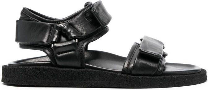 Officine Creative strap-detail leather sandals Black