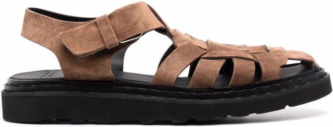 Officine Creative strappy leather sandals Brown