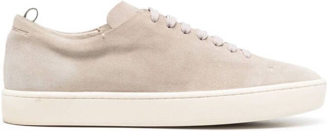 Officine Creative suede lace-up sneakers Neutrals