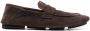Officine Creative suede slip-on loafers Brown - Thumbnail 1