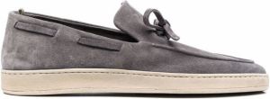 Officine Creative suede slip-on loafers Grey