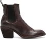 Officine Creative Sydne 001 70mm leather boots Brown - Thumbnail 1