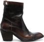 Officine Creative Sydne 70mm leather boots Brown - Thumbnail 1