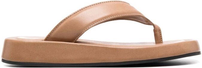 Officine Creative thong-strap leather sandals Neutrals