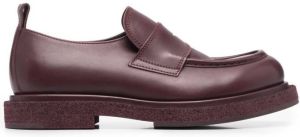 Officine Creative Tonal flat loafers Red