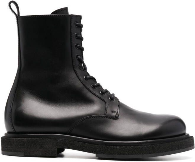 Officine Creative Tonal lace-up boots Black