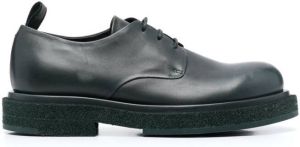 Officine Creative tonal leather brogues Green