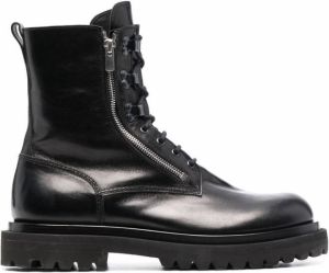 Officine Creative Ultimate Lux lace-up leather boots Black