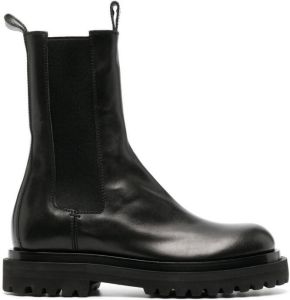 Officine Creative Ultimatt leather boots Black