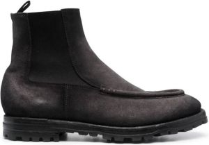 Officine Creative Vail slip-on leather boots Grey