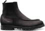 Officine Creative Vail slip-on leather boots Grey - Thumbnail 1