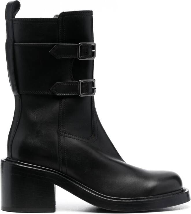 Officine Creative Venus 006 leather 70mm boots Black