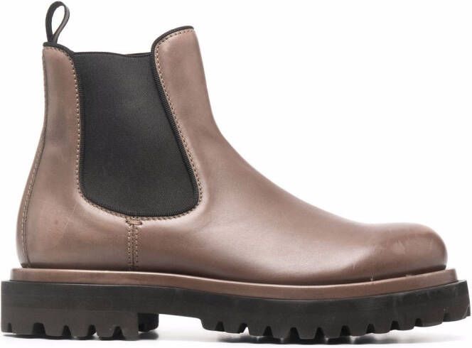 Officine Creative Wisal 006 leather boots Neutrals