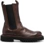 Officine Creative Wisal DD 107 leather boots Brown - Thumbnail 1