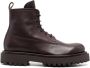 Officine Creative Wisal lace-up combat boots Brown - Thumbnail 1