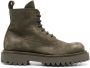 Officine Creative Wisal lace-up suede boots Green - Thumbnail 1