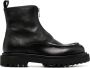Officine Creative Wisal leather zip-up boots Black - Thumbnail 1