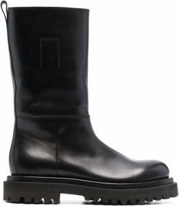 Officine Creative Wisal pull-on leather boots Black