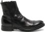 Officine Creative zip-up leather ankle boots Black - Thumbnail 1