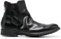 Officine Creative zip-up leather ankle boots Black - Thumbnail 1