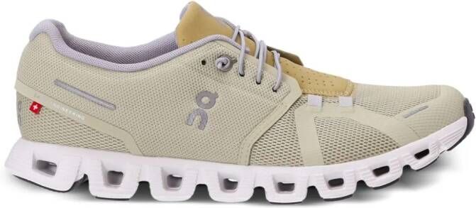 On Running Cloud 5 panelled sneakers Neutrals