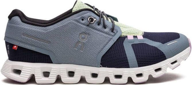 On Running Cloud 5 "Cobble Flint" sneakers Blue