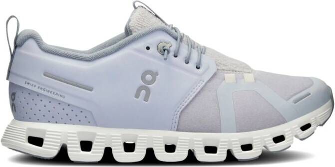 On Running Cloud 5 Terry logo-patch sneakers Blue