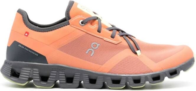 On Running Cloud X 3 AD panelled sneakers Orange