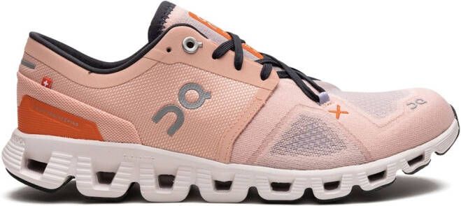 On Running Cloud X 3 "Rose Sand" sneakers Pink