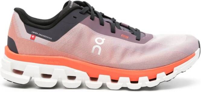 On Running Cloudflow 4 colour-block sneakers Orange