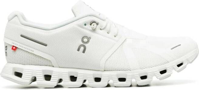 On Running logo-print lace-up sneakers White