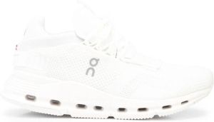 On Running mesh lace-up sneakers White