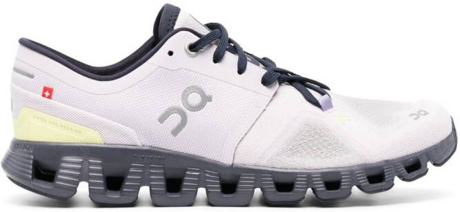 On Running On Cloud X 3 lace-up sneakers Pink