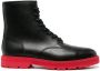 Onitsuka Tiger lace-up leather boots Black - Thumbnail 1