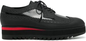 Onitsuka Tiger platform lace-up brogues Black