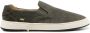 Osklen branded heel-counter slip-on sneakers Green - Thumbnail 1