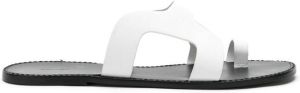 Osklen Ipanema slide sandals White