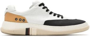 Osklen panelled leather sneakers White