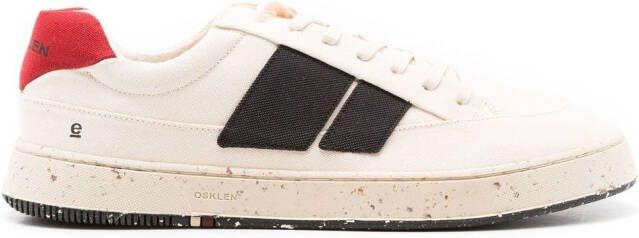 Osklen side-stripe low-top sneakers Neutrals
