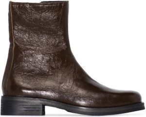 OUR LEGACY Camion leather boots Green