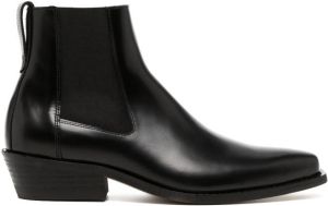 OUR LEGACY Cyphre pointed leather boots Black